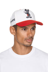 TWO TONE TWISTED MOUSE BRUSHED COTTON SNAP BACK HAT