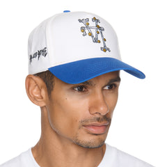 TWO TONE BRUSHED COTTON DEAD LA SNAP BACK HAT