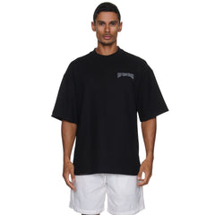 WAFFLE ROCKER LOGO T-SHIRT BLACK