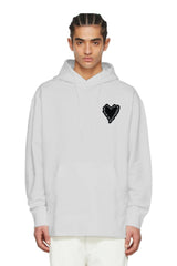 POCKET BARBED HEART PATCH CLASSIC HOODIE