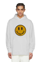 YELLOW SMILEY EMBROIDERED CLASSIC HOODIE