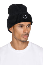 SMILEY RIBBED SOFTEST EVER BEANIE