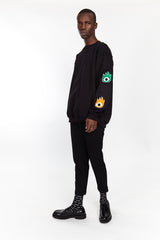 FIRE EYE SPECIAL EDITION CREW BLACK | Tops | HIP AND BONE