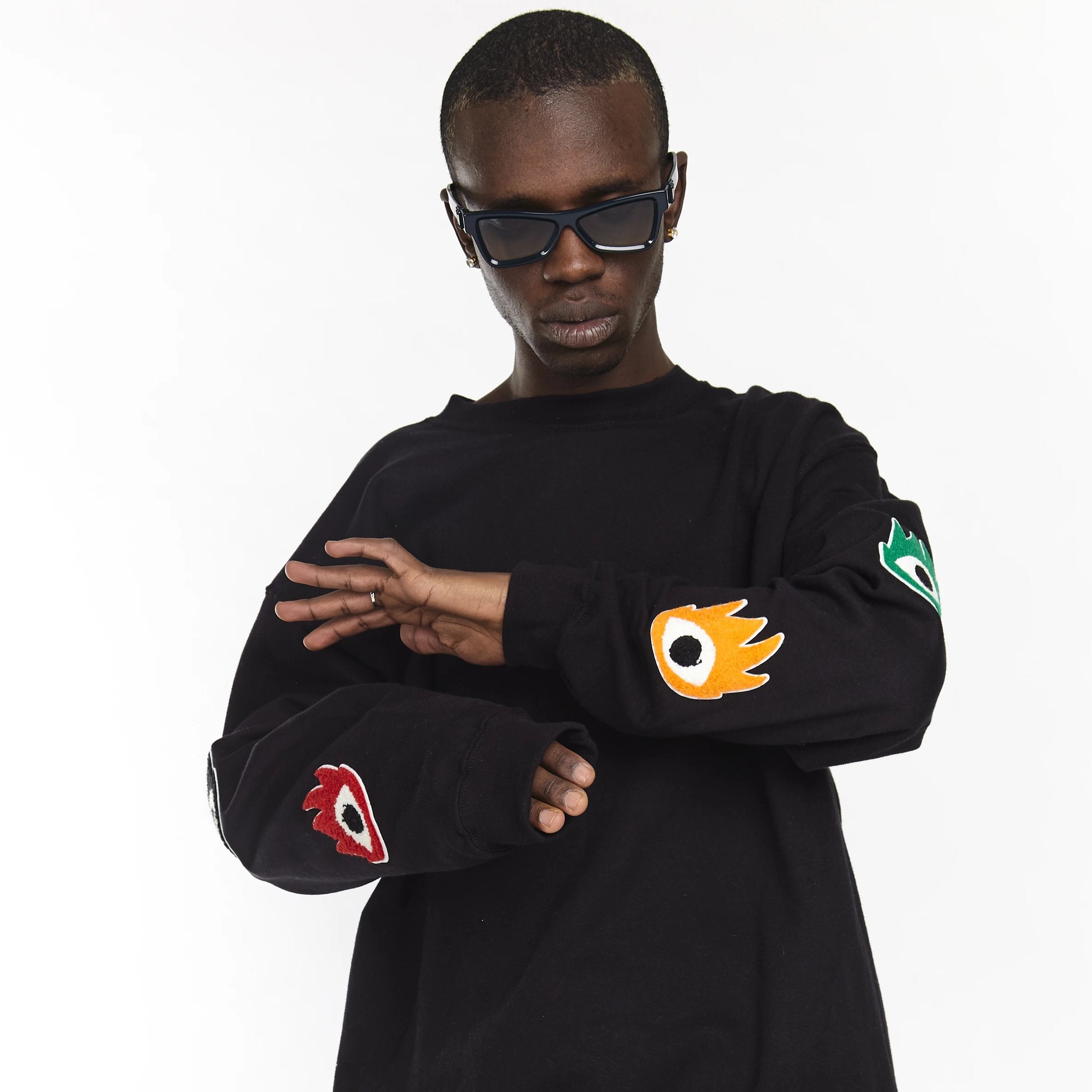 FIRE EYE SPECIAL EDITION CREW BLACK | Tops | HIP AND BONE