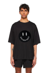 BLACK SMILEY CLASSIC T-SHIRT