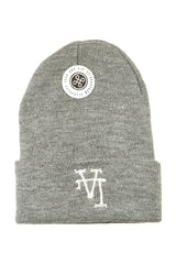 GREY BONE LA ROLL-UP BEANIE