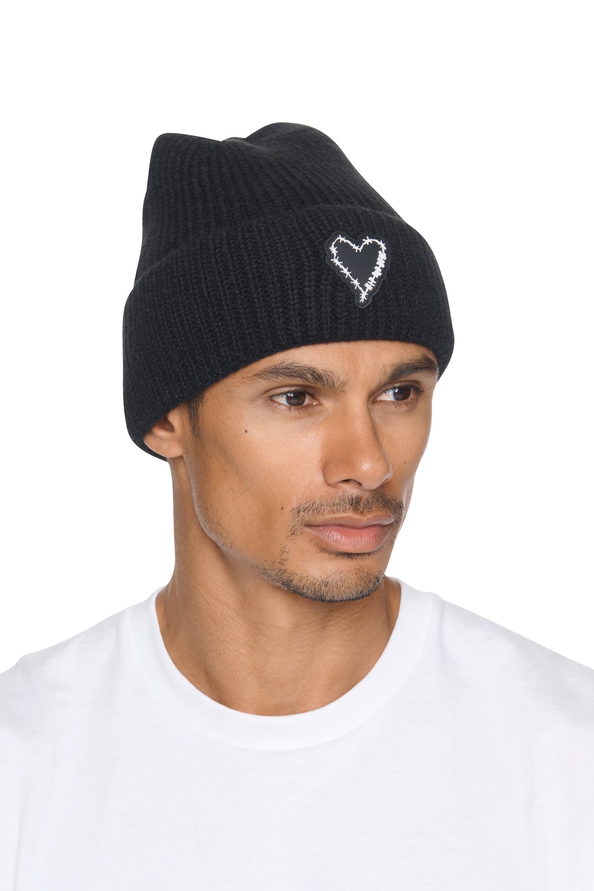 BARB HEART RIBBED SOFTEST EVER BEANIE