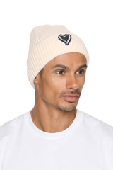 BARB HEART RIBBED SOFTEST EVER BEANIE