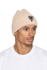 BARB HEART RIBBED SOFTEST EVER BEANIE