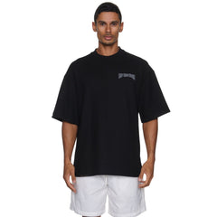 WAFFLE ROCKER LOGO T-SHIRT BLACK
