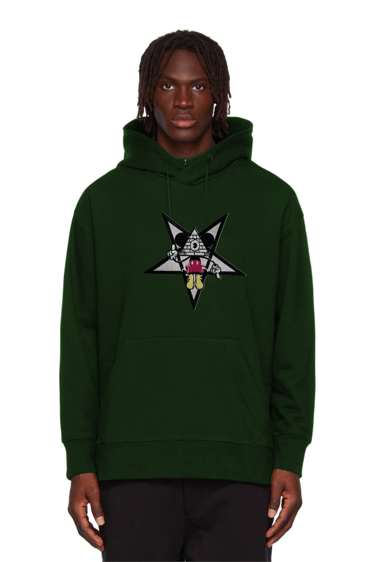 SUDADERA CLÁSICA CON PARCHE DE RATÓN ILLUMINATI