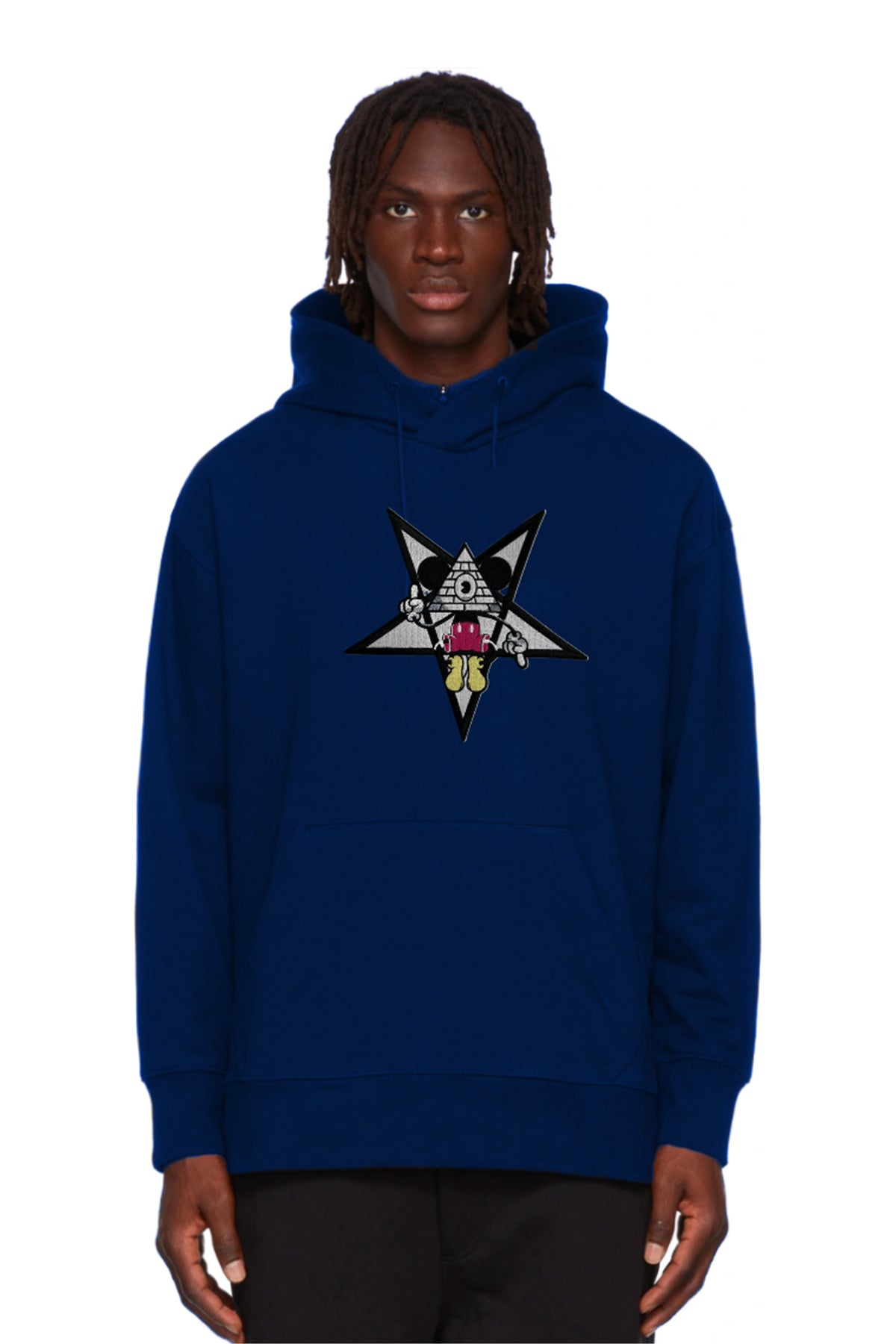 SUDADERA CLÁSICA CON PARCHE DE RATÓN ILLUMINATI