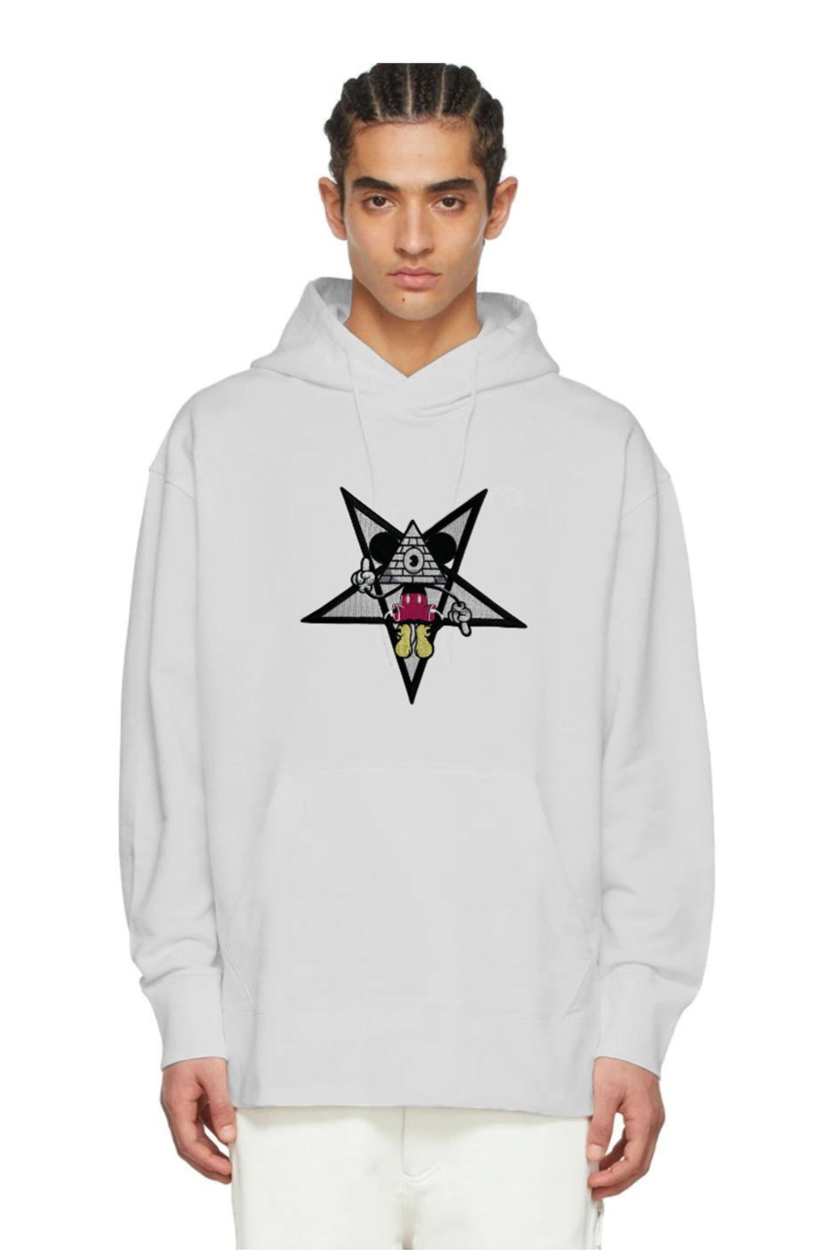 SUDADERA CLÁSICA CON PARCHE DE RATÓN ILLUMINATI