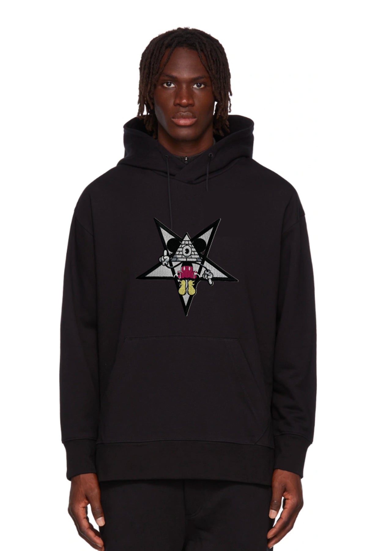 SUDADERA CLÁSICA CON PARCHE DE RATÓN ILLUMINATI