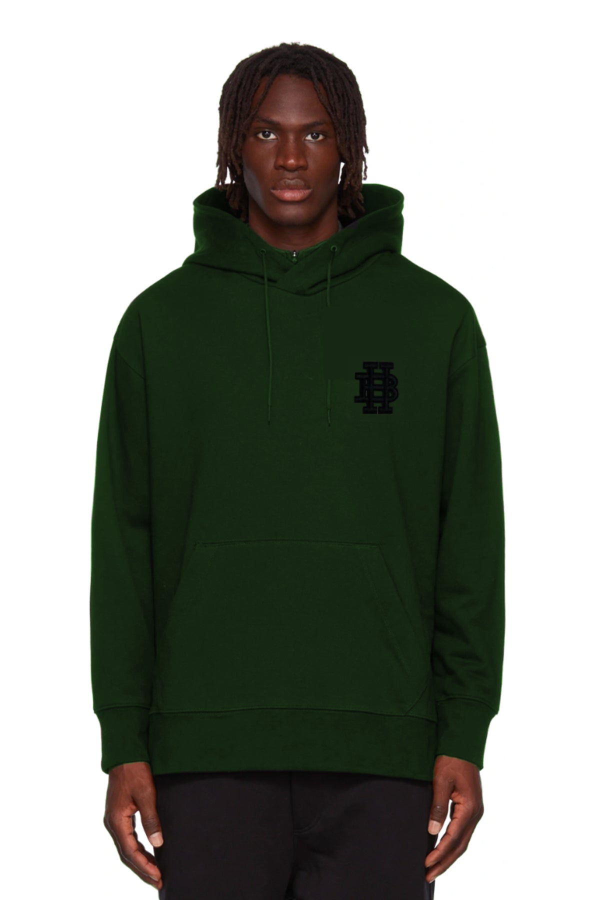 SUDADERA CLÁSICA CON CAPUCHA Y PARCHE DEL LOGOTIPO MONOGRAM