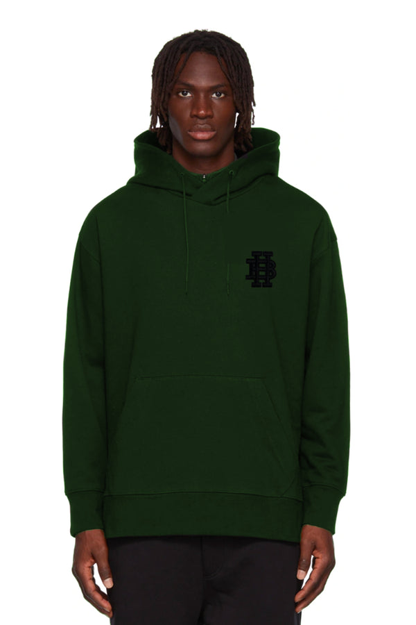 SUDADERA CLÁSICA CON CAPUCHA Y PARCHE DEL LOGOTIPO MONOGRAM