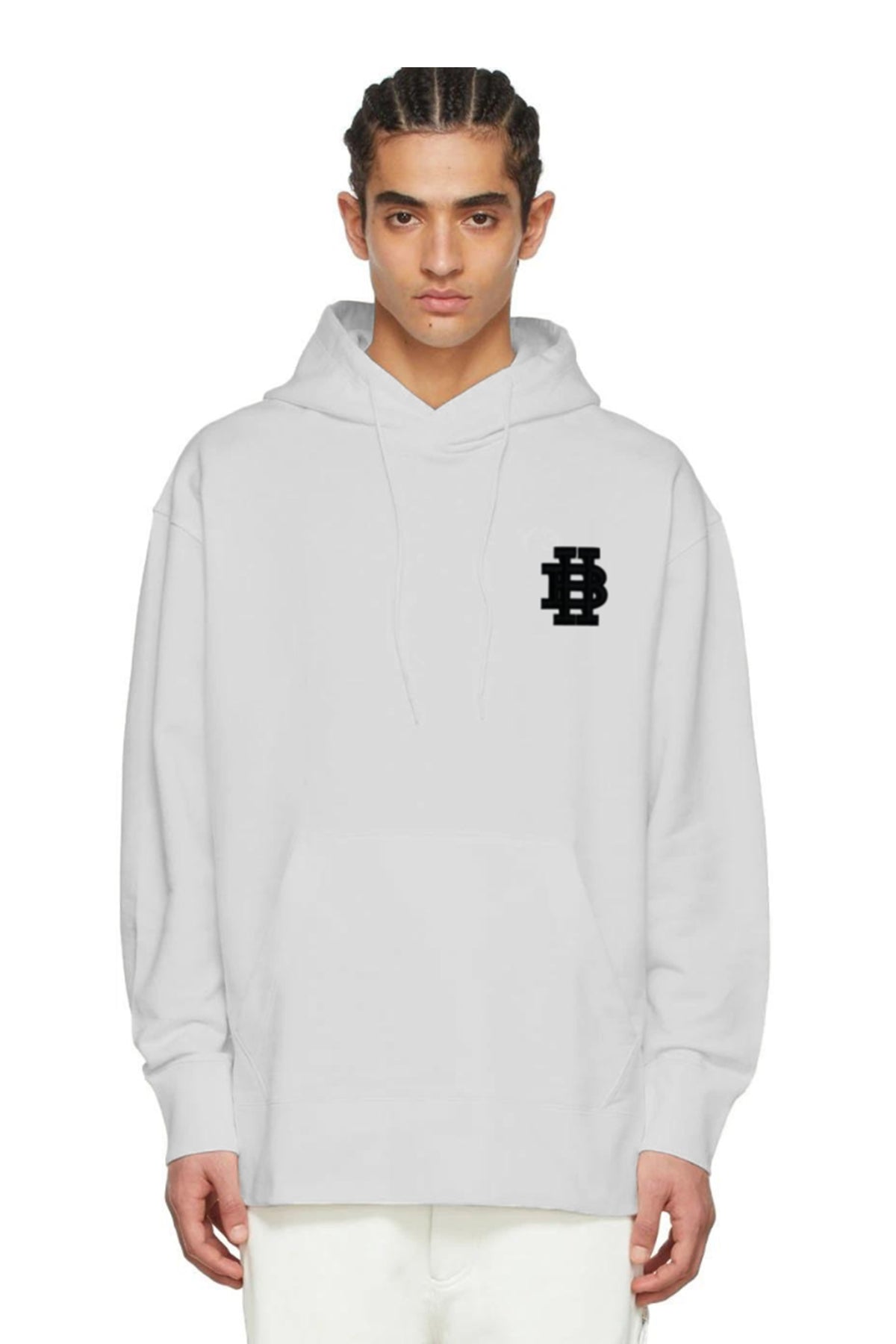 SUDADERA CLÁSICA CON CAPUCHA Y PARCHE DEL LOGOTIPO MONOGRAM