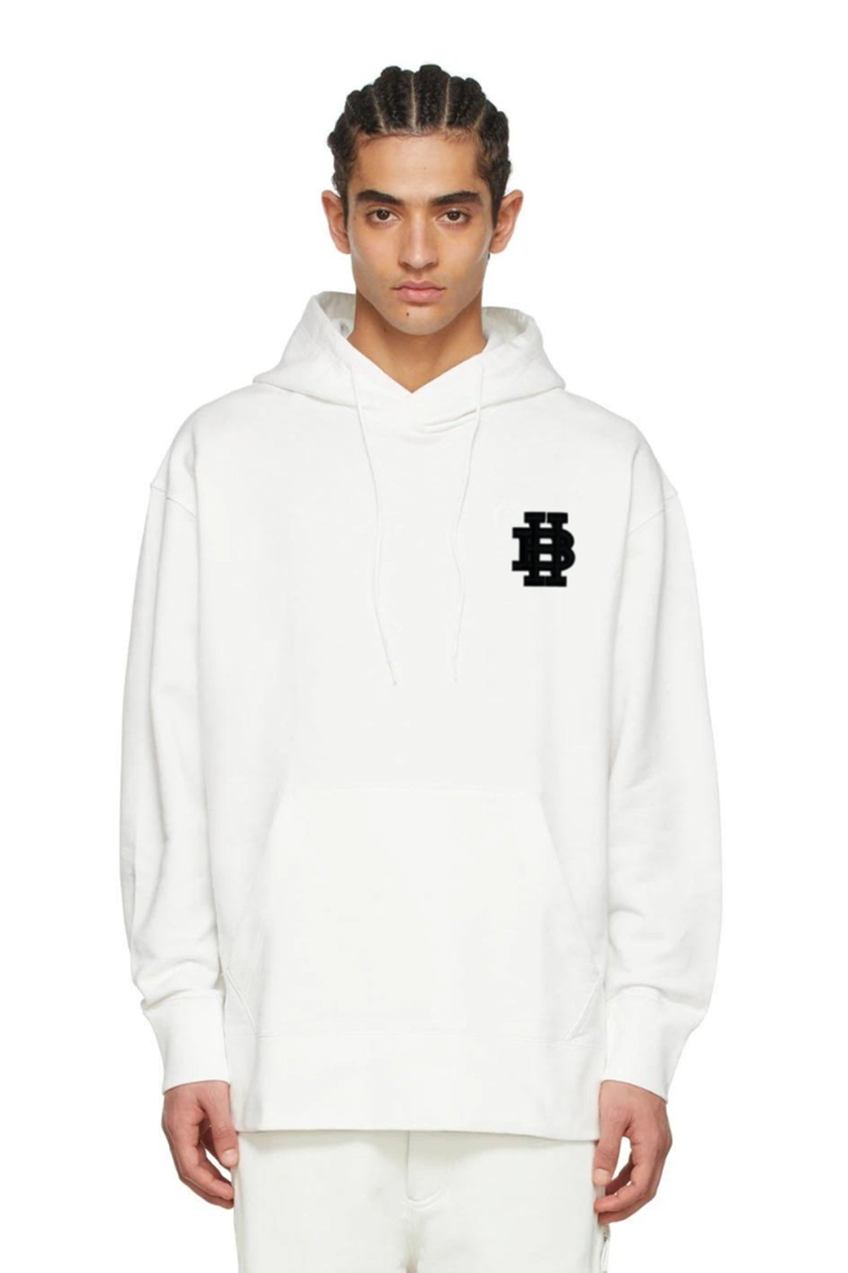 SUDADERA CLÁSICA CON CAPUCHA Y PARCHE DEL LOGOTIPO MONOGRAM