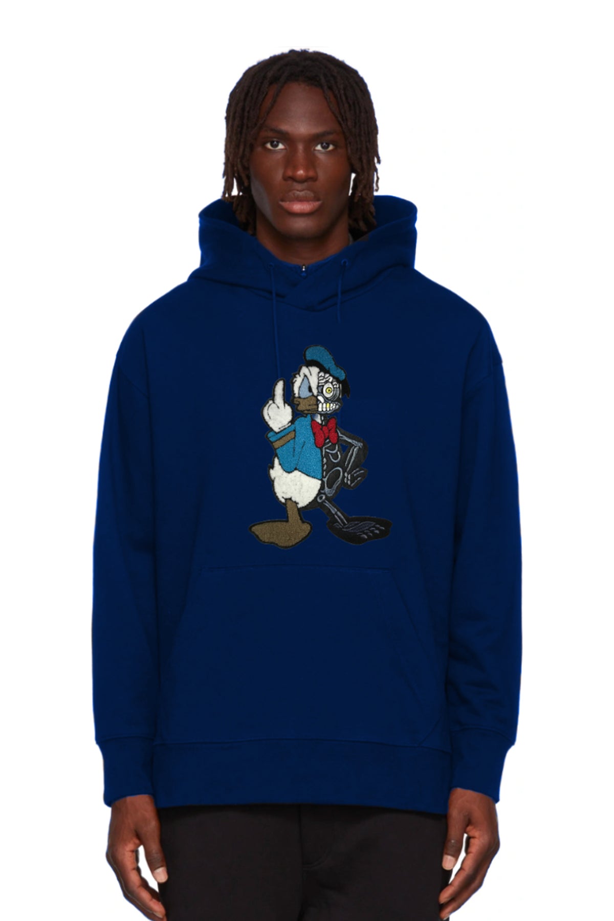 SUDADERA CON CAPUCHA CLÁSICA CON PARCHE TWISTED DUCK
