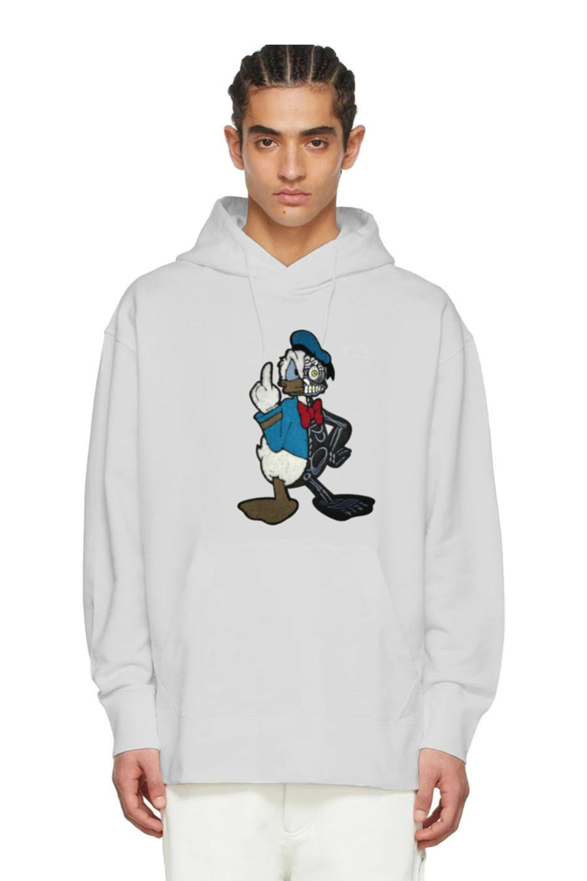 SUDADERA CON CAPUCHA CLÁSICA CON PARCHE TWISTED DUCK