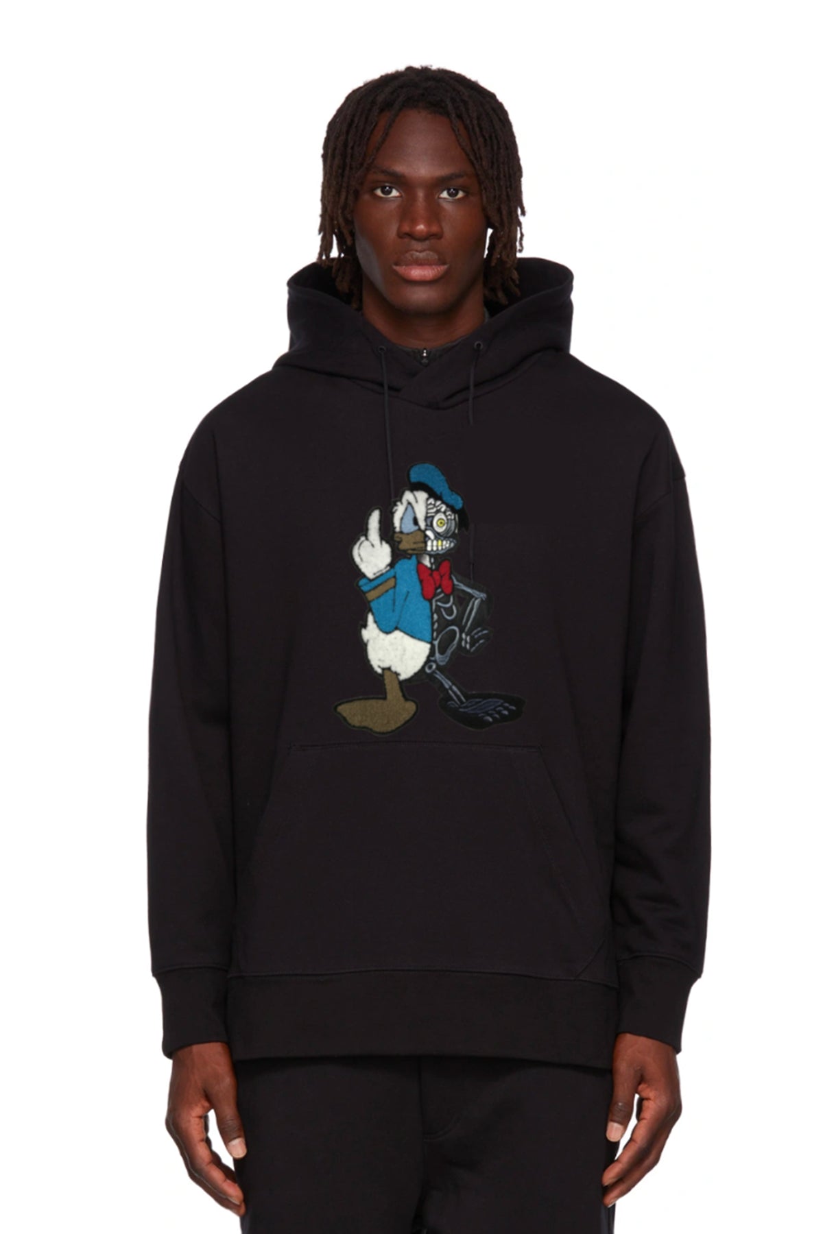 SUDADERA CON CAPUCHA CLÁSICA CON PARCHE TWISTED DUCK