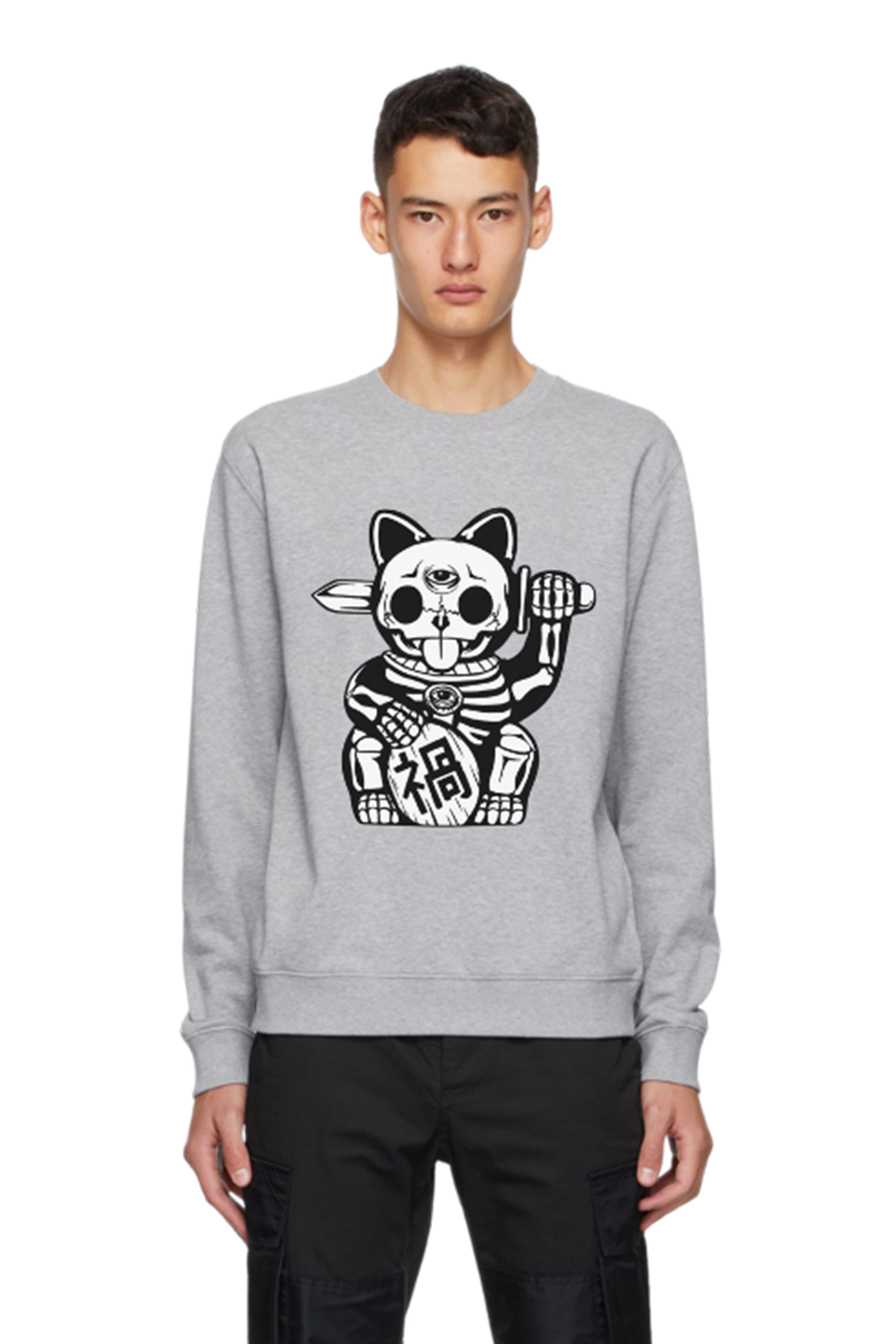 UNLUCKY CAT CREWNECK