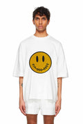 CAMISETA CLÁSICA CON CARITA SONRIENTE AMARILLA