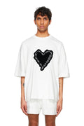 CAMISETA CLÁSICA CORAZÓN CON PINCHOS