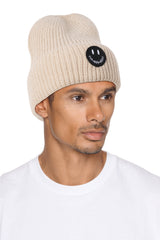 SMILEY RIBBED SOFTEST EVER BEANIE