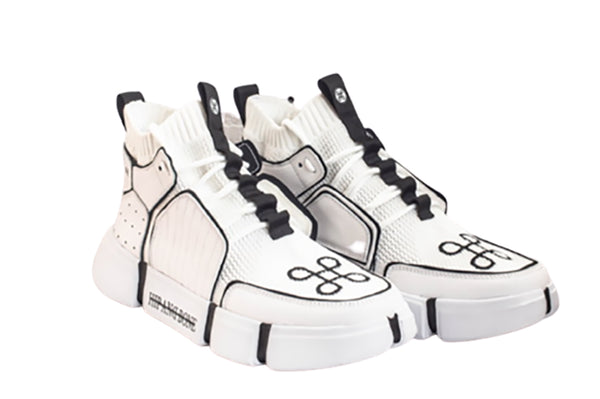 ZAPATILLA BLOCK BLANCA RIBETE NEGRO EDICIÓN ESPECIAL