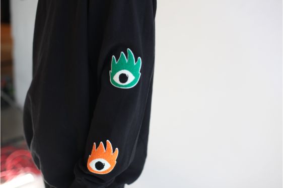 FIRE EYE SPECIAL EDITION CREW BLACK | Tops | HIP AND BONE