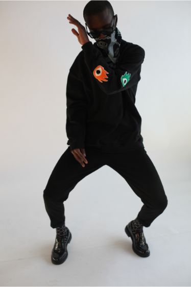 FIRE EYE SPECIAL EDITION CREW BLACK | Tops | HIP AND BONE