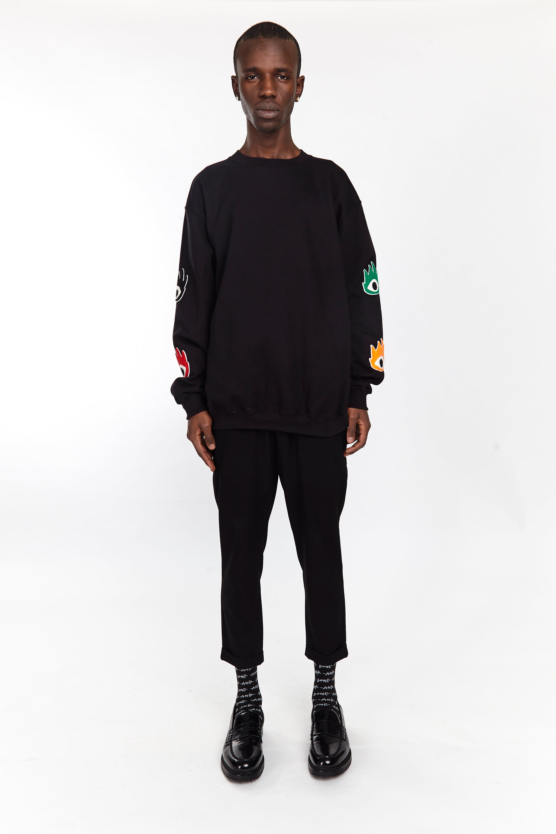 FIRE EYE SPECIAL EDITION CREW BLACK | Tops | HIP AND BONE