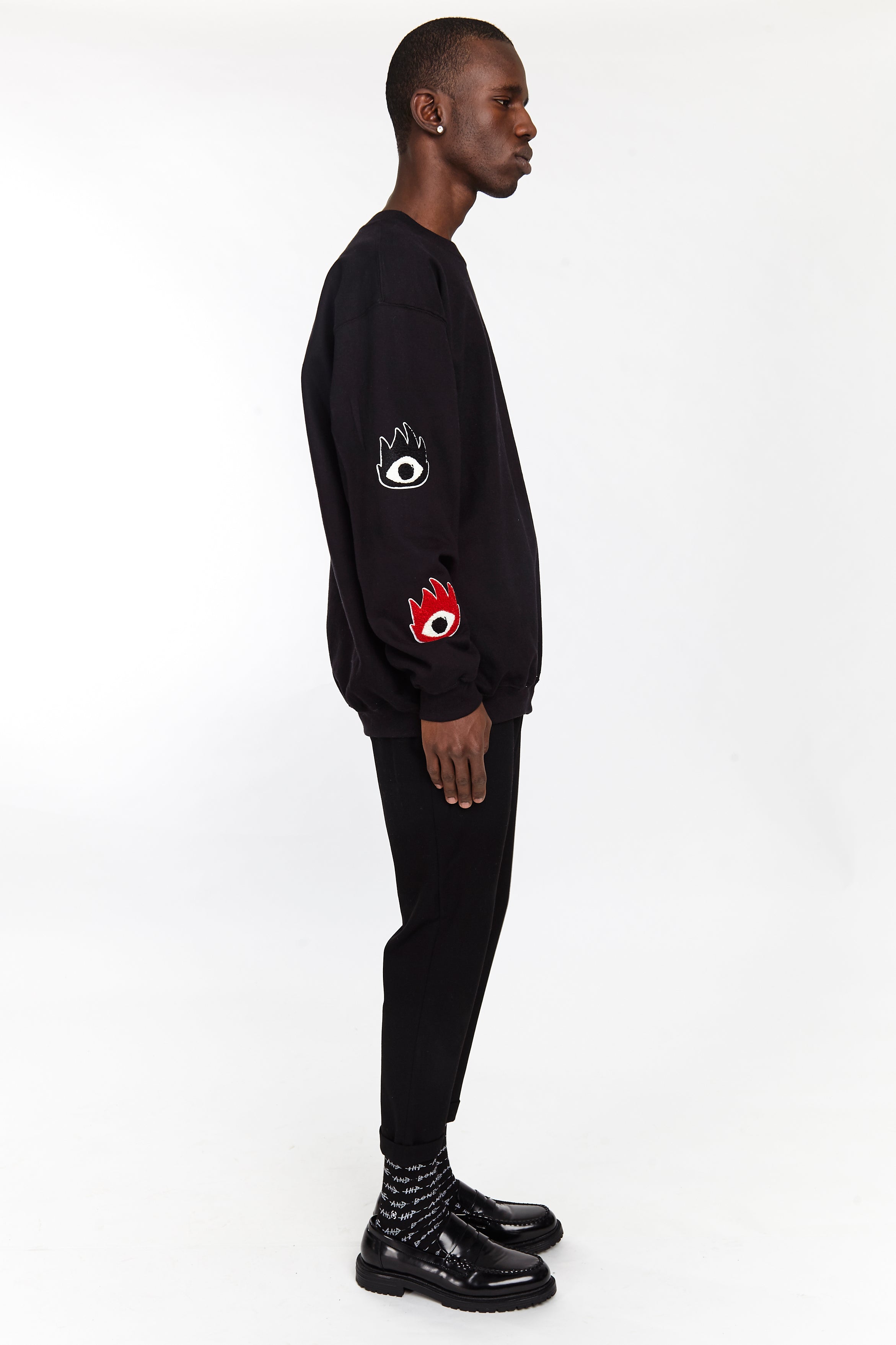 FIRE EYE SPECIAL EDITION CREW BLACK | Tops | HIP AND BONE